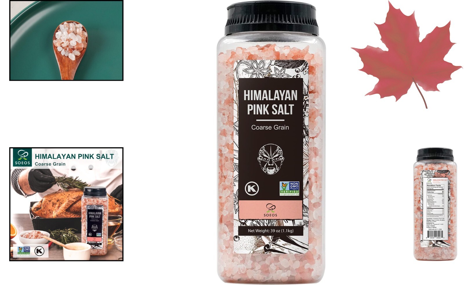 Ethically Sourced Himalayan Pink Salt – 39oz 1.1kg – Nutrient and Mineral Dense