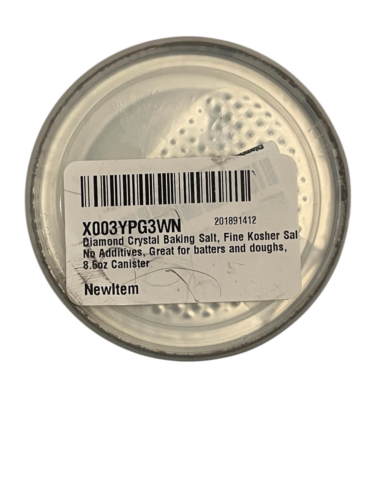 Set of 3 Diamond Crystal Fine Kosher Baking Salt 8.5 oz Cans – NEW.