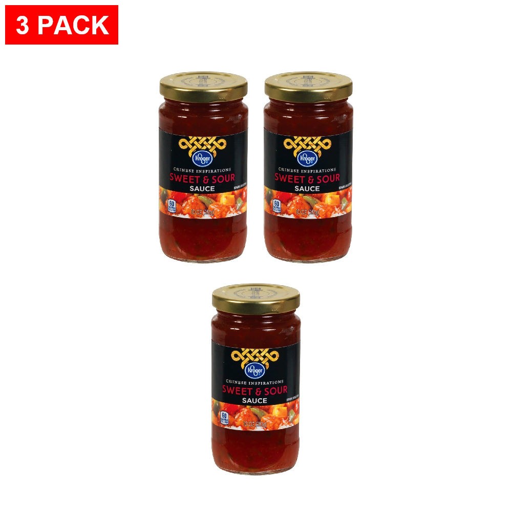 Kroger Sweet & Sour Sauce 10 fl oz – Pack of 3