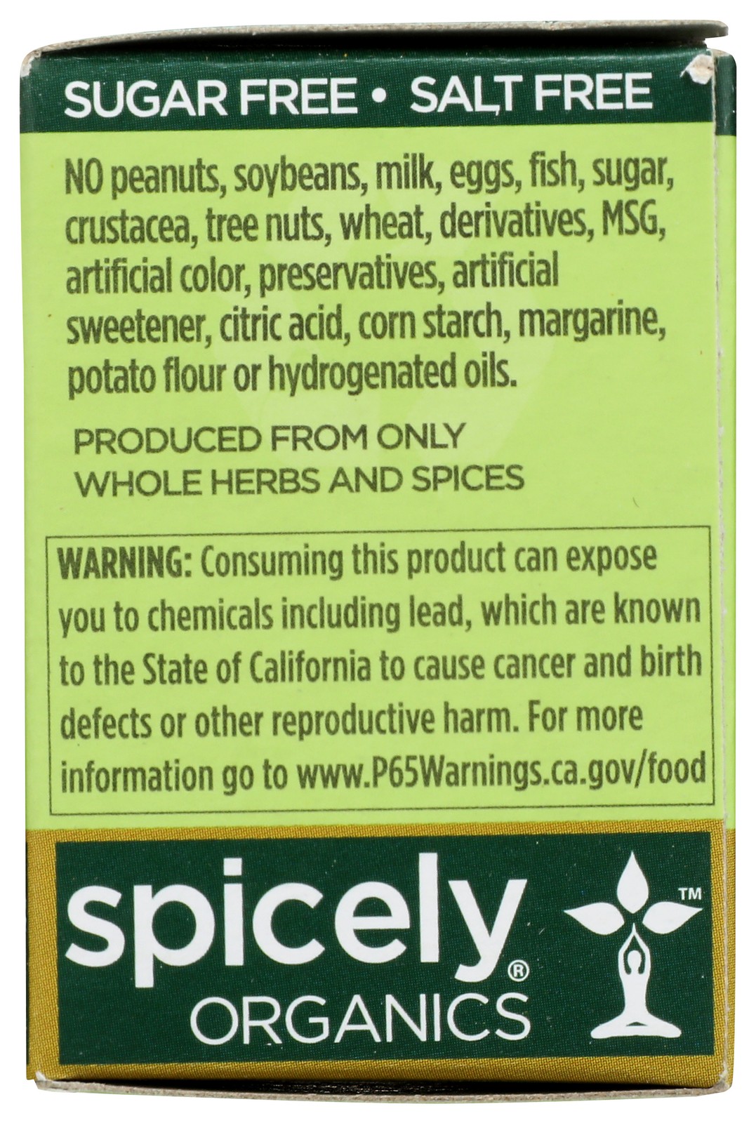 Spicely Organics Organic Green Cardamom Pods 2 Oz Spices 6 Pack