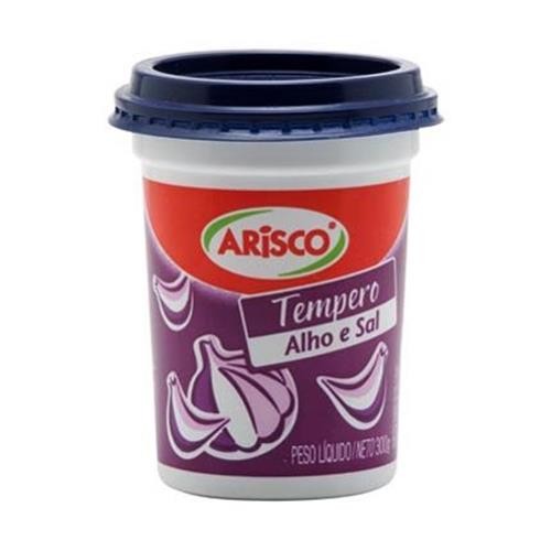 Arisco Tempero Alho e Sal | Seasoning Garlic and Salt 300gr 10.58oz (5 Pack)