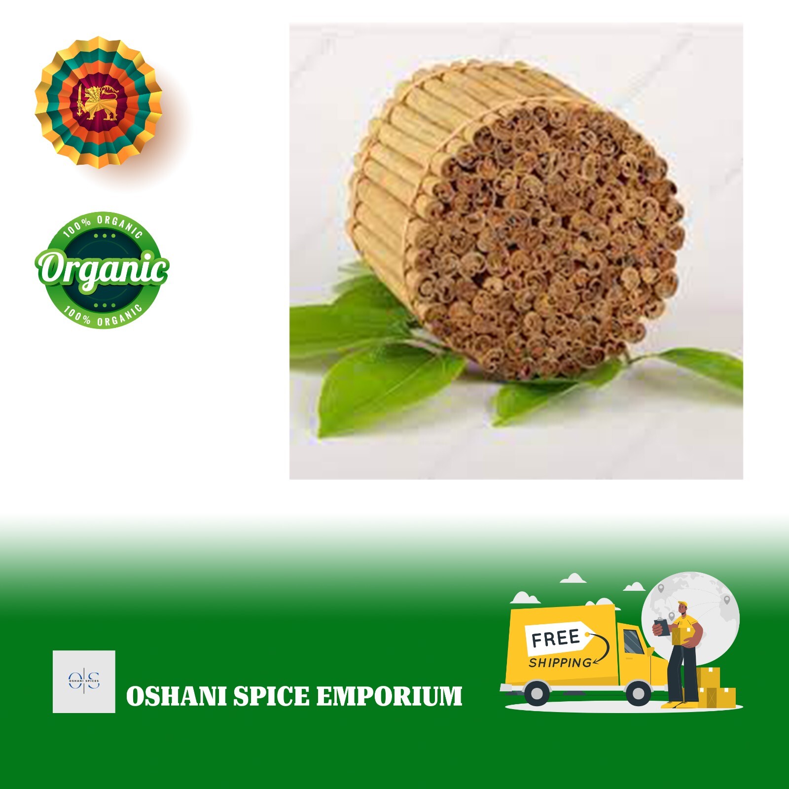 Golden Spice of Zeylan: Pure Organic ALBA Cinnamon from Sri Lanka-FREE SHIPPING