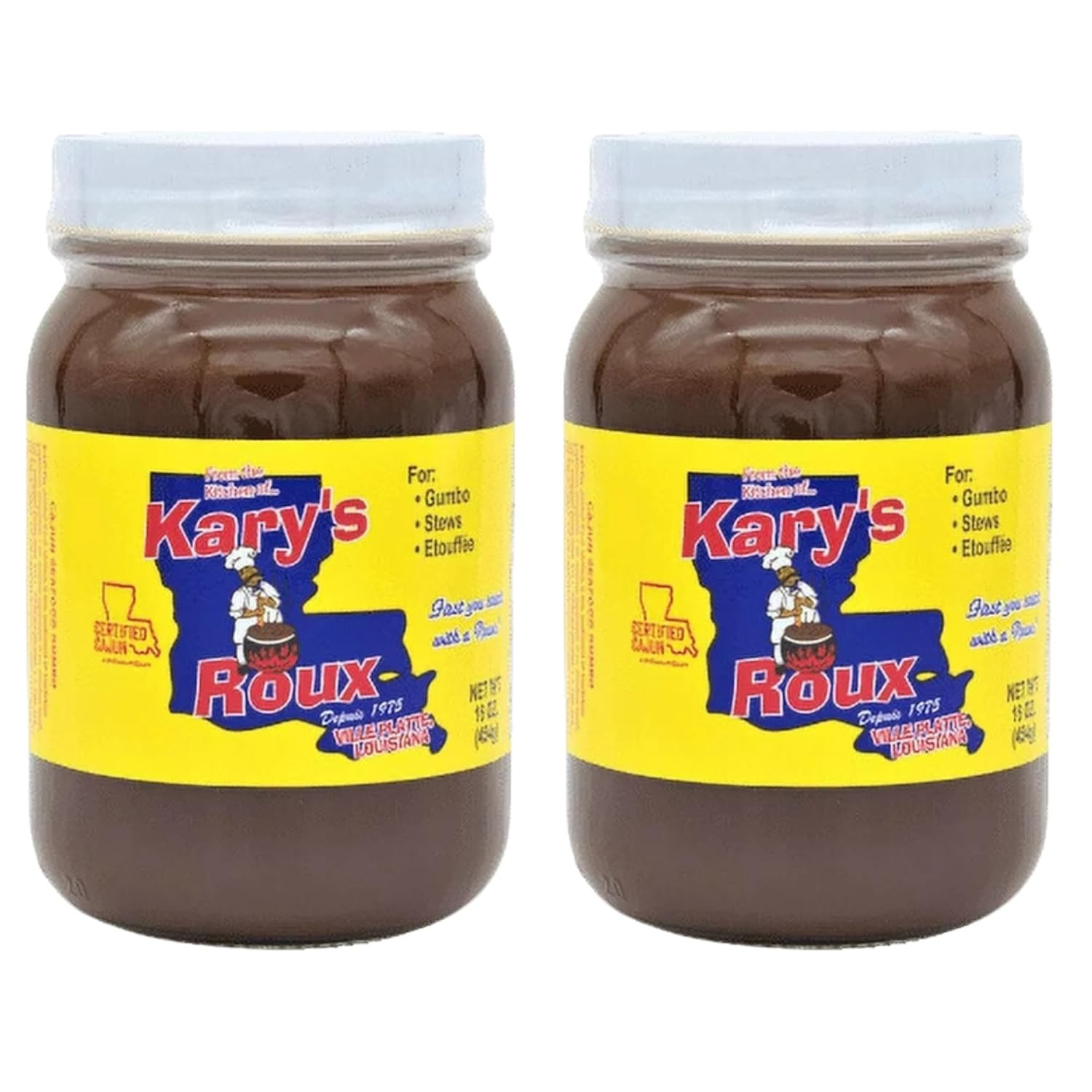 Kary’s “Original” Roux 16oz (Pack of 2) – Rich and Authentic Cajun Flavor – Best