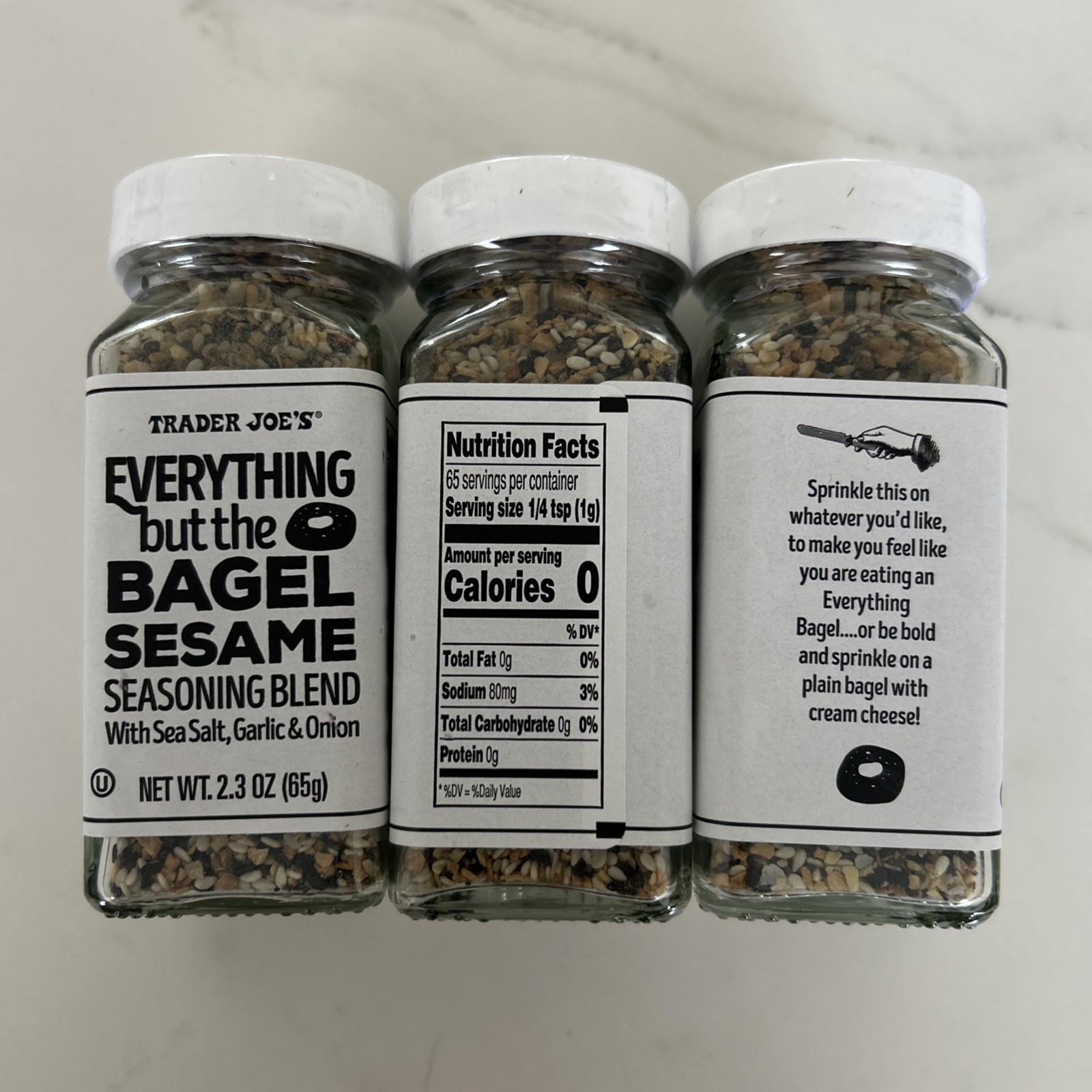 Trader Joe’s Everything but The Bagel Sesame Seasoning Blend (3 pack)