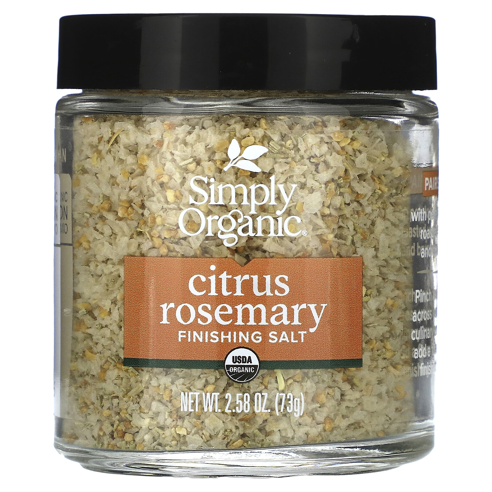 Finishing Salt, Citrus Rosemary , 2.58 oz (73 g)
