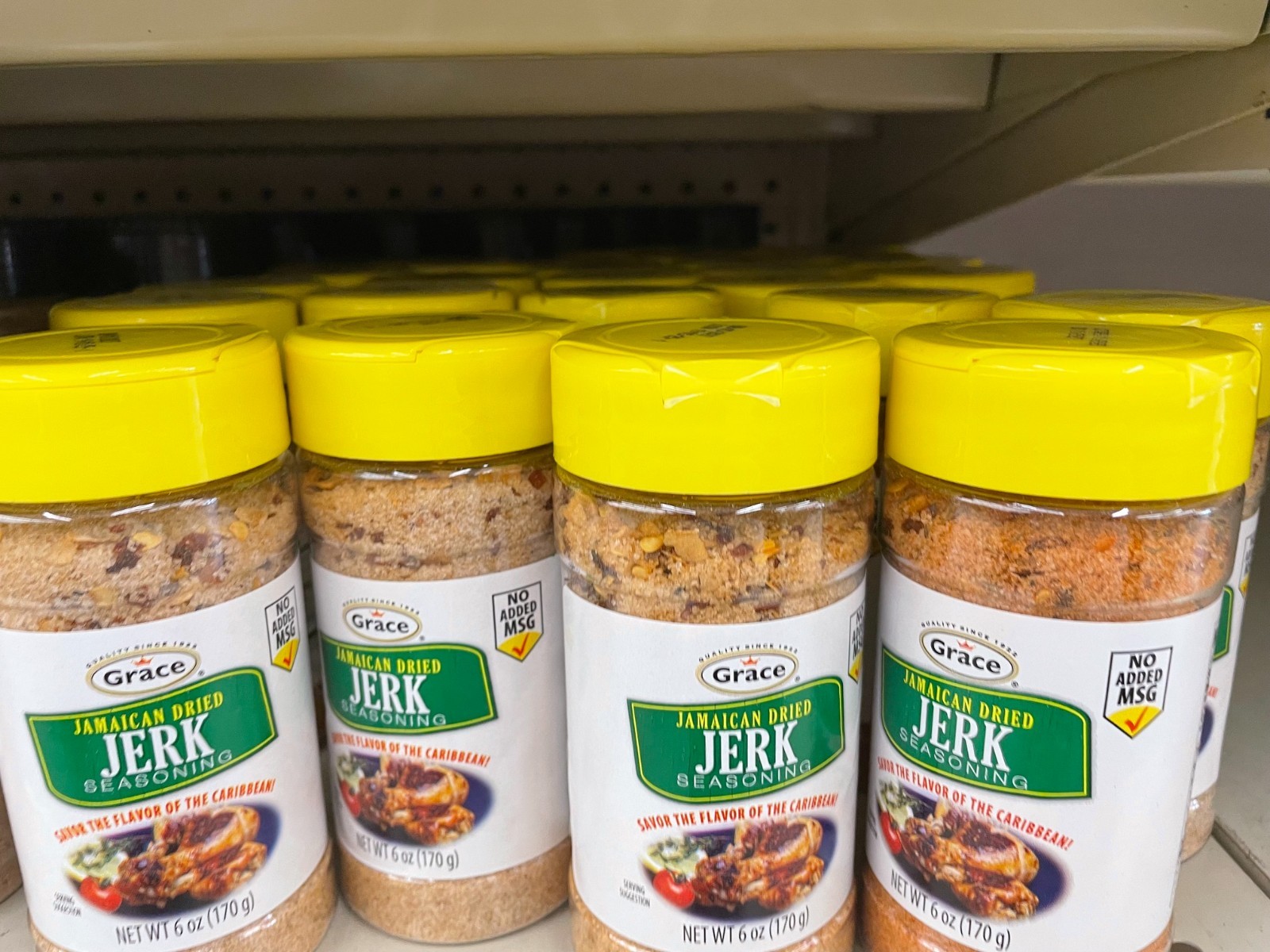 3 Pack Grace Jamaican Dried Jerk Seasoning 6 oz Authentic Caribbean Spice Blend