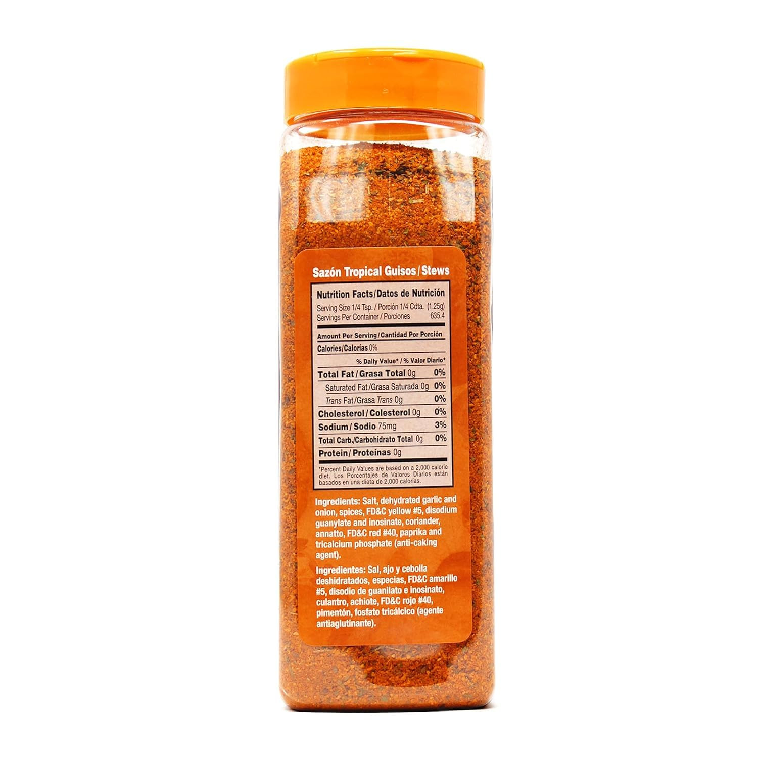 Sazon Tropical with Coriander & Annatto, Con Culantro Y Achiote 28 Oz | Coriande