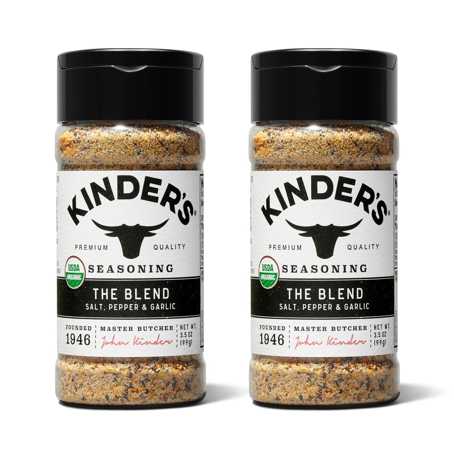 Kinder’s Organic The Blend (Salt, Pepper and Garlic), 3.5 Ounce (Pack of 2)