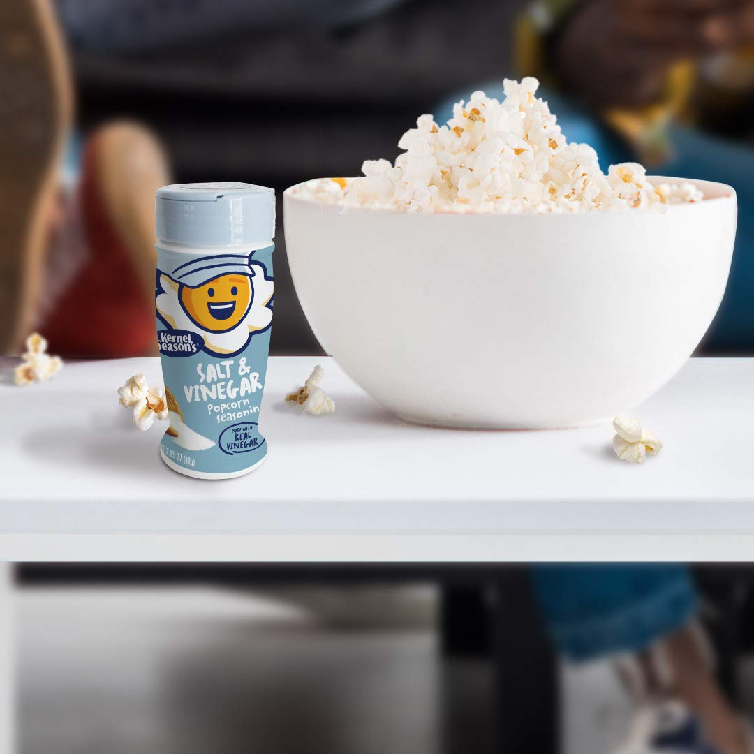 Salt & Vinegar Popcorn Seasoning, 2.85 Ounce (Pack of 6)
