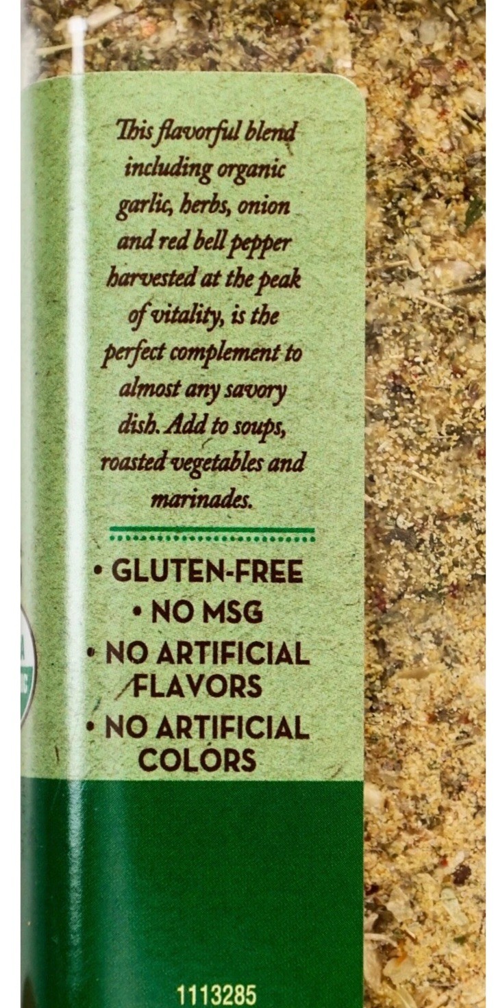 New Limited Spice Islands Organic Garlic & Herb Seasoning – 17.6 Ounce Bottle