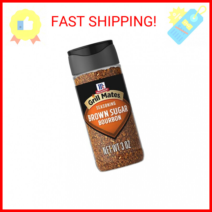 McCormick Grill Mates Brown Sugar Bourbon Seasoning, 3 Oz