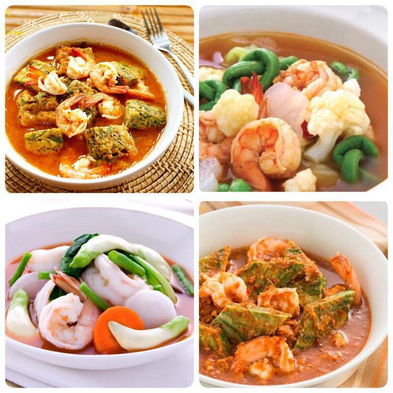 Sour Vegetable Curry Paste Thai Food