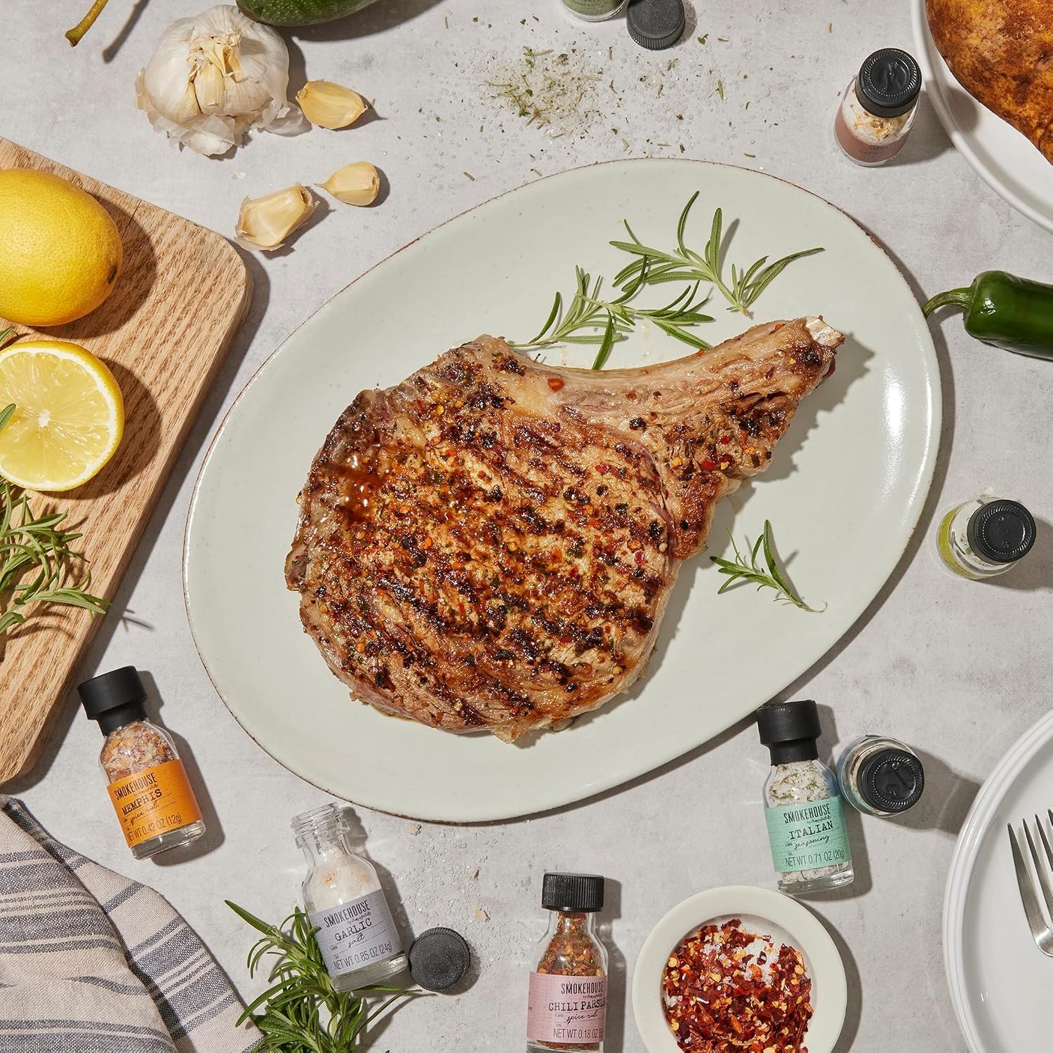 BBQ Rubs Gift Set by Thoughtfully – Grill Seasoning Sampler