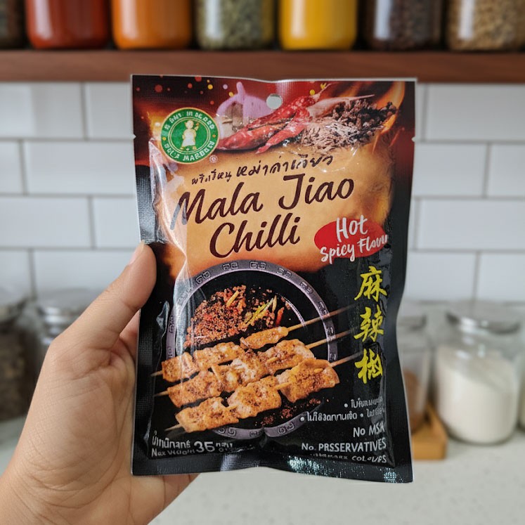 Mala Sichuan Chilli Powder Hot Spicy Flavor Pepper Cooking Grill Stir-fried 35g