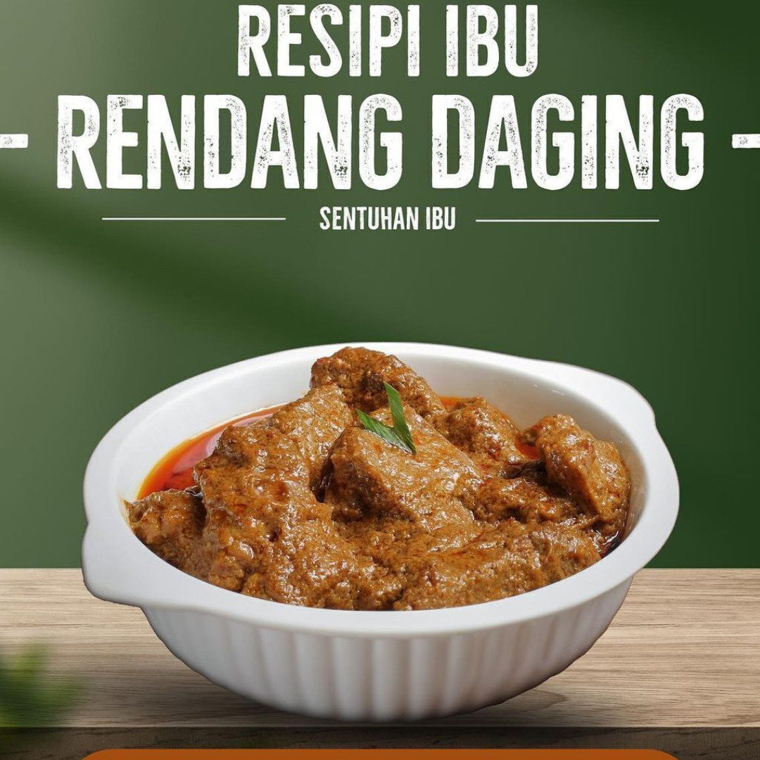 10xADABI Perencah Rendang Traditional Paste 120g, Rendang is Popular in Malaysia
