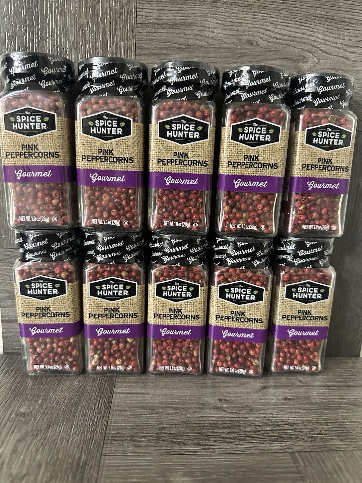 10 PACK Spice Hunter Pink Pepercorns 1.0 oz BB 07/2025