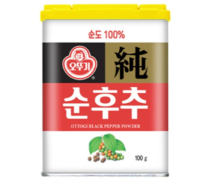 Ottogi 100% Pure Black Pepper Powder 100g K-Food