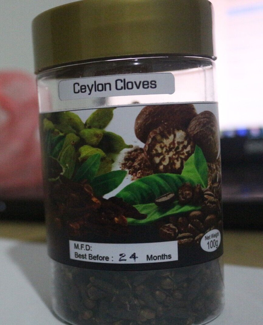 Organic Ceylon Cloves – 100% Dried Good Quality Spice – 50g Pack