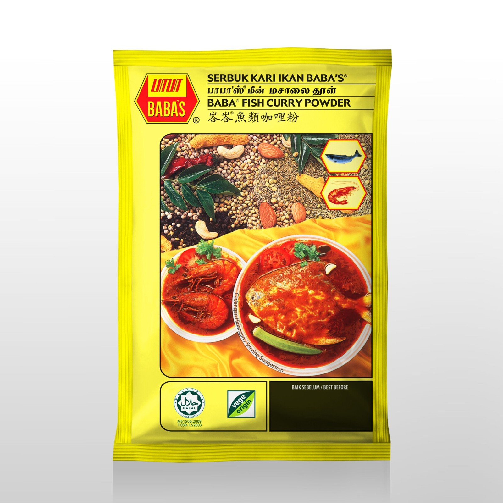 BABA’S FISH CURRY POWDER 125g