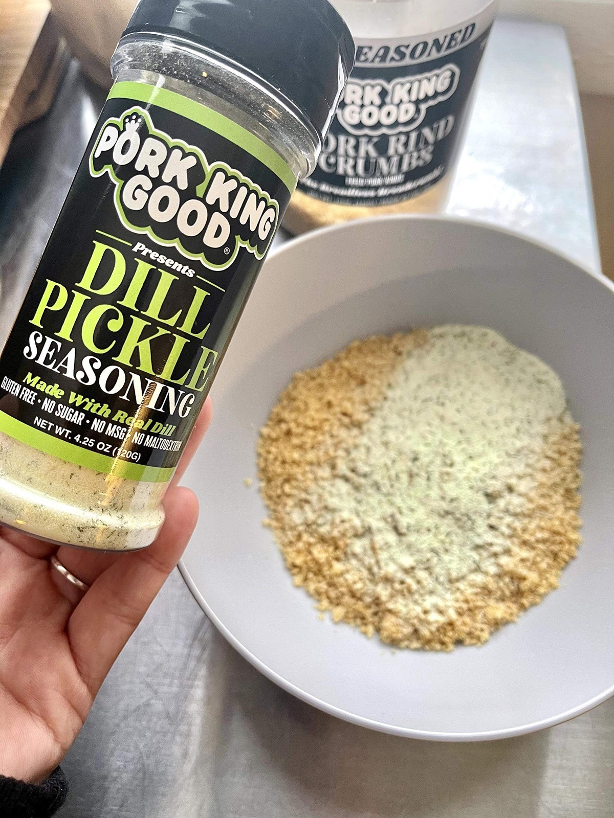 Sazonador De Pepinillo Con Eneldo Para Cocinar Y Palomitas Libre De Gluten 80G