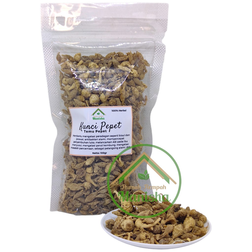 Kunci Pepet (Temu Pepet) Root Dried 100g Natural Indonesian Herbal Spice