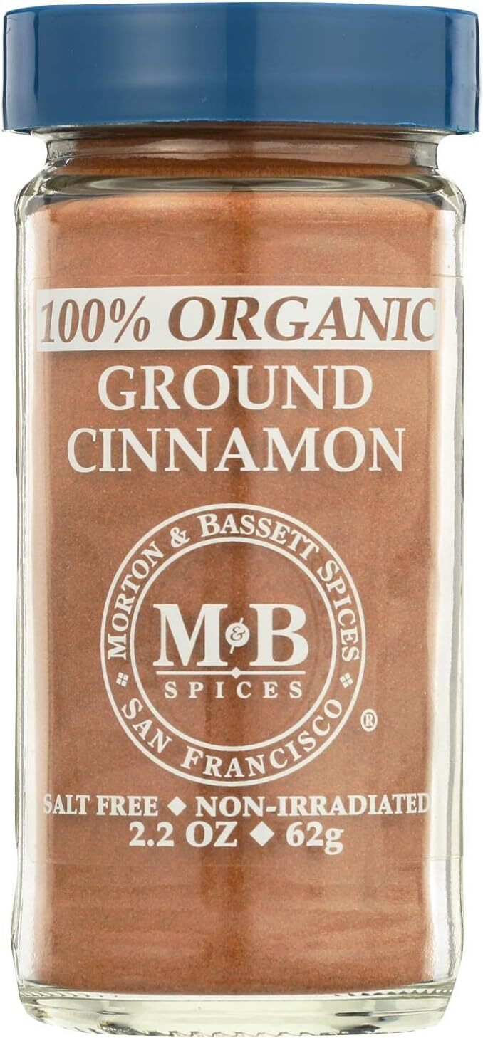 Morton & Bassett And 100% Organic Ground Cinnamon 2.2 Oz