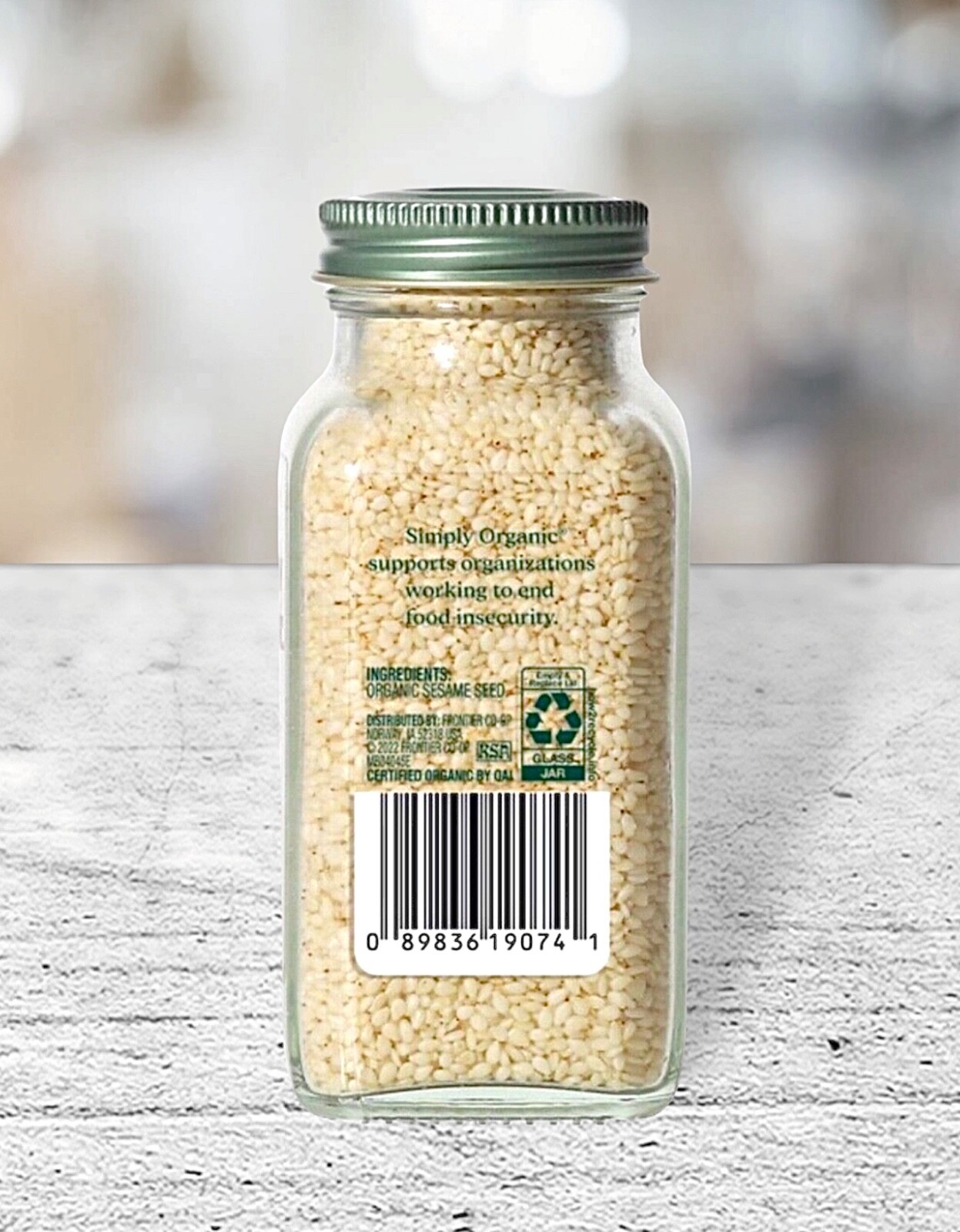 2 Simply Organic Sesame Seed 3.7 oz Each