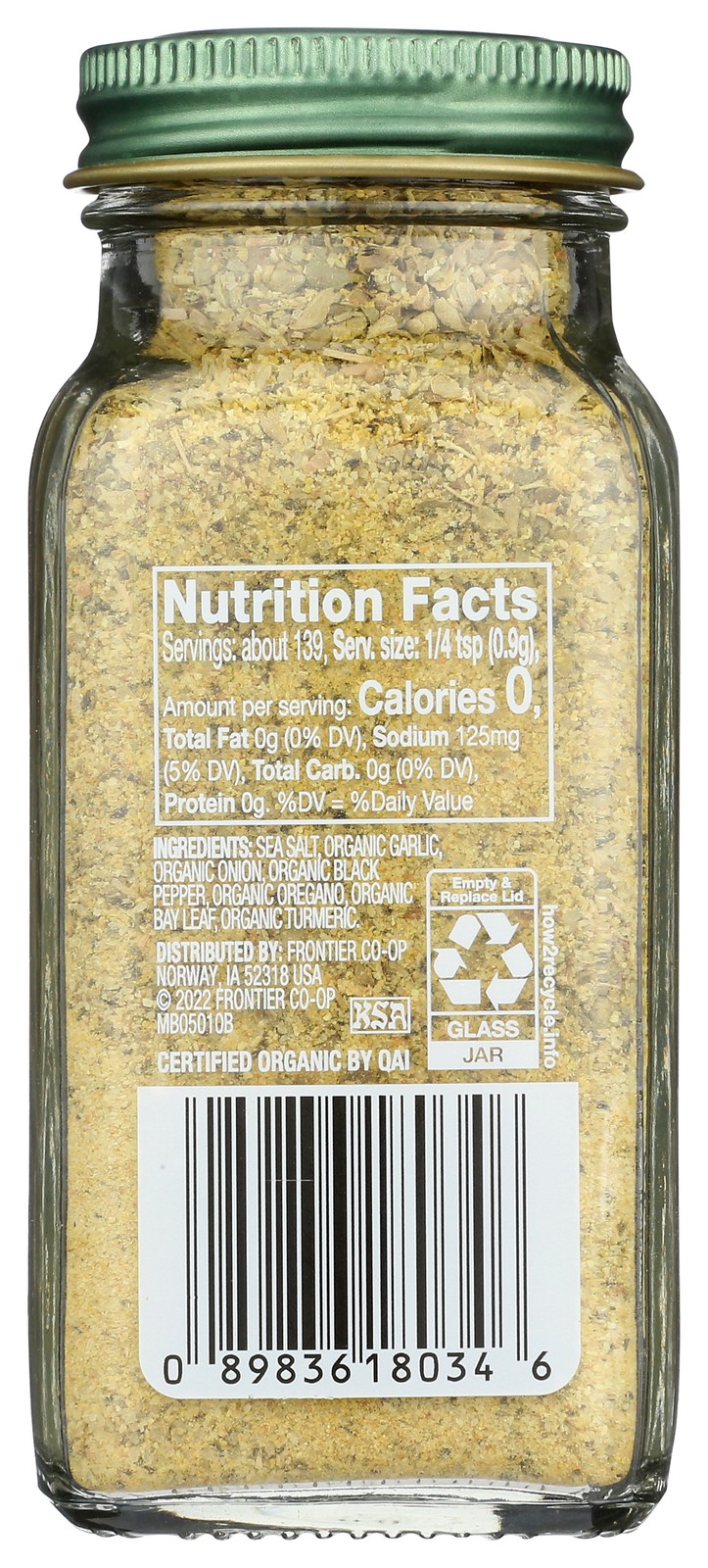 Adobo Seasoning By Simply Organic 125 Grams 6 Pack