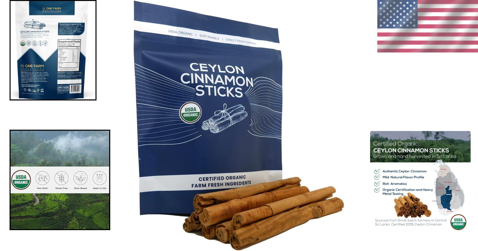 Ethically Sourced Ceylon Cinnamon Sticks – Non-GMO, Gluten-Free, Quality