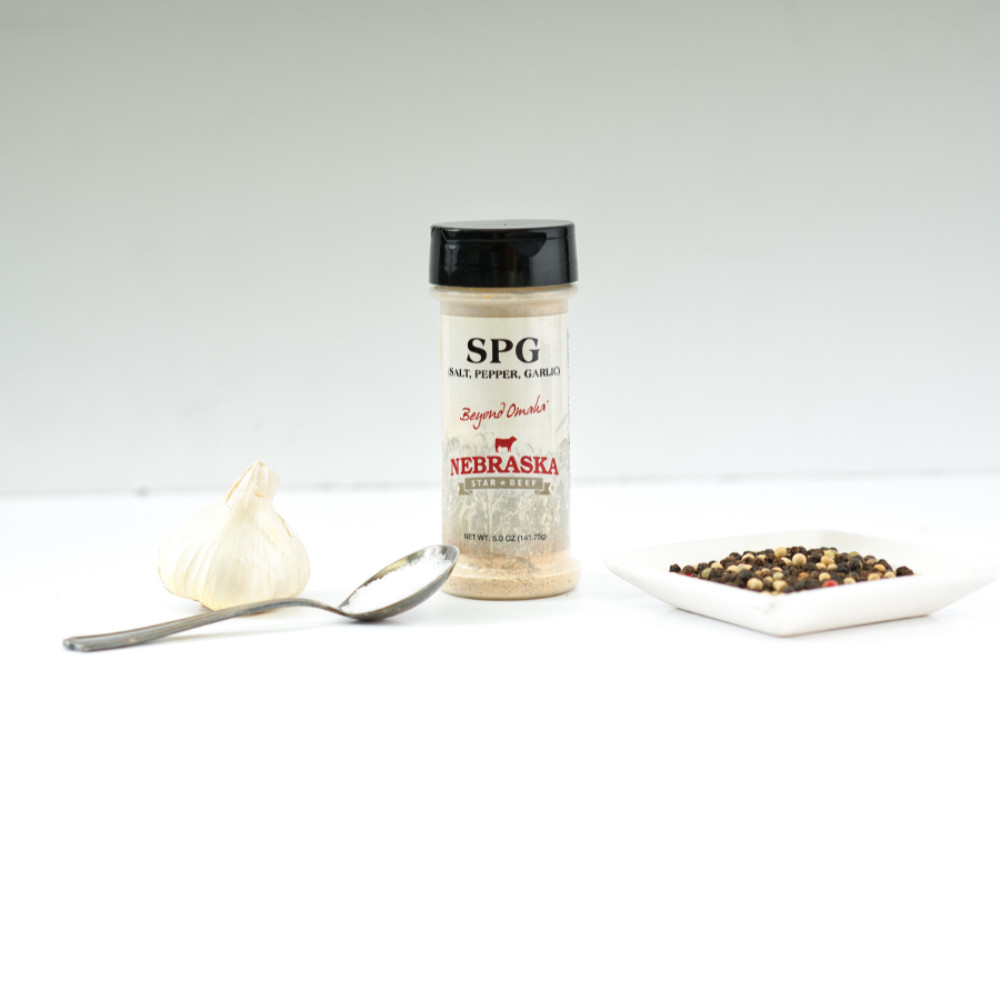 Salt, Pepper, Garlic Seasoning | Pack of 6 | 5 oz | Shipping Included | Nebraska
