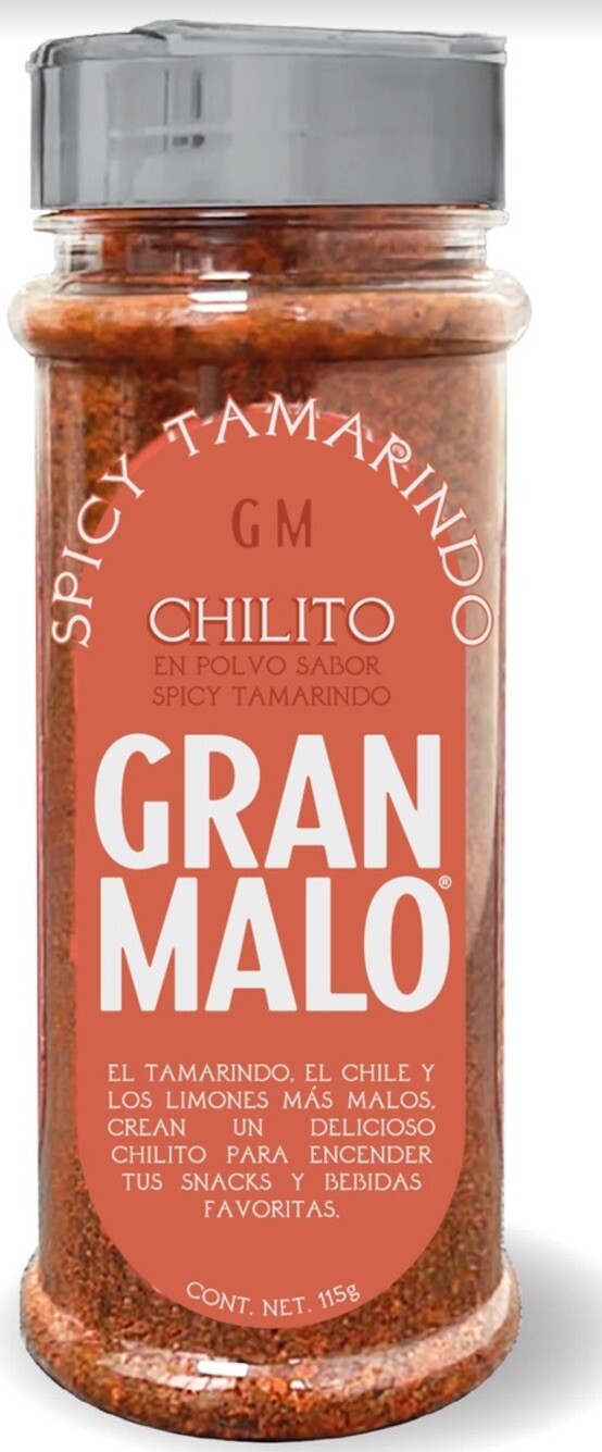 2 Pack Gran Malo Chilito En Polvo Tamarindo Spicy 115 Gr Chili Powder