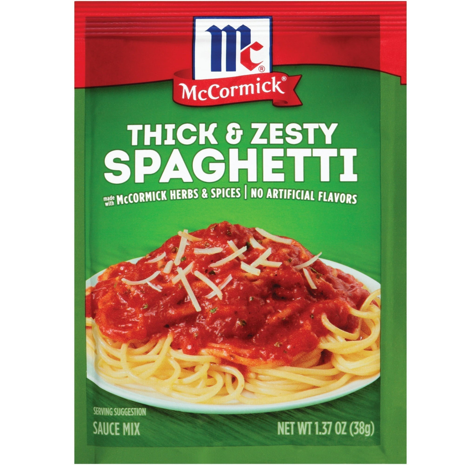 McCormick Thick And Zesty Spaghetti Sauce Mix, 1.37oz (24 Pack)