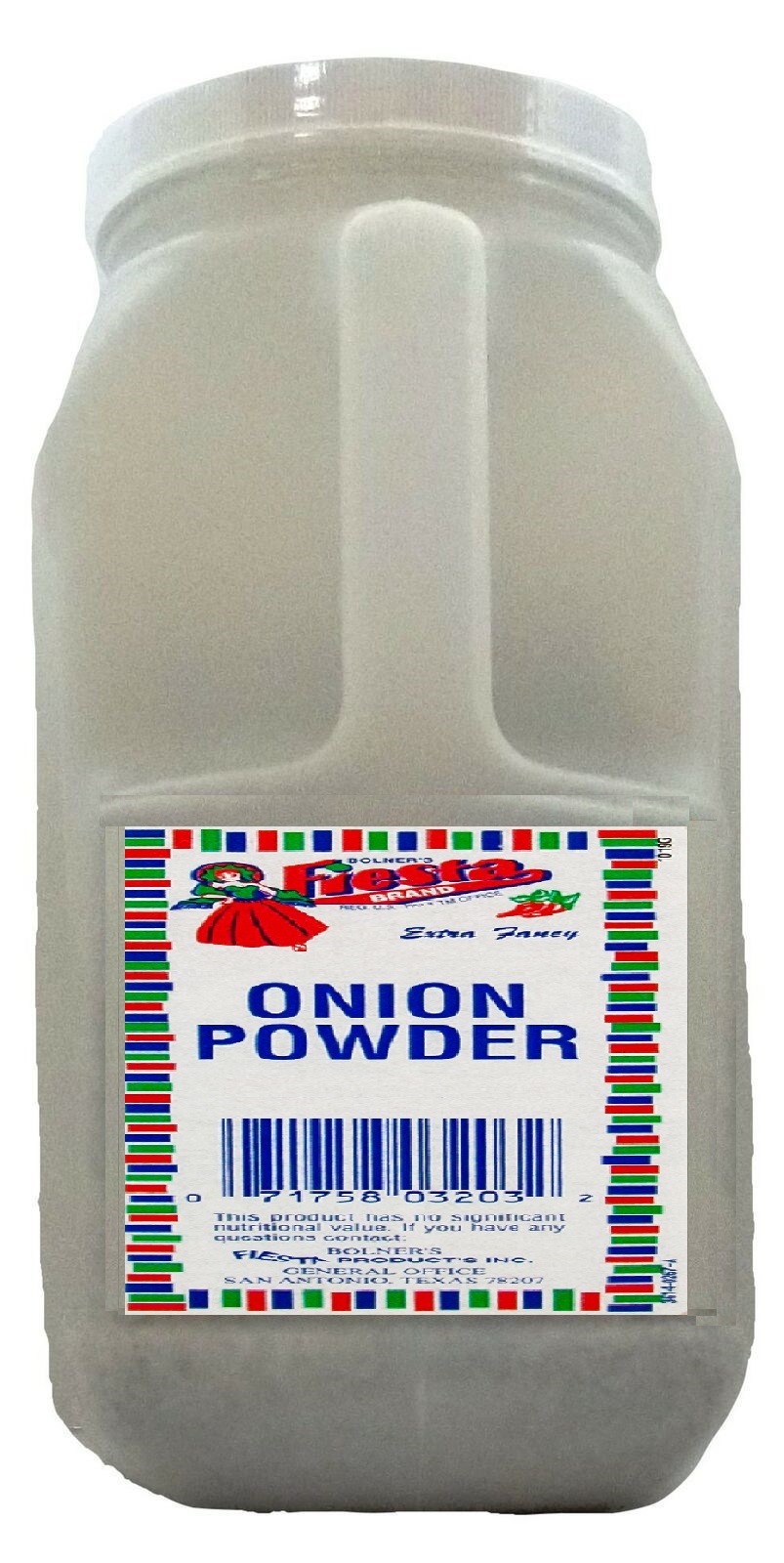 BOLNER’S FIESTA GRANULATED ONION POWDER 6LB. JUG