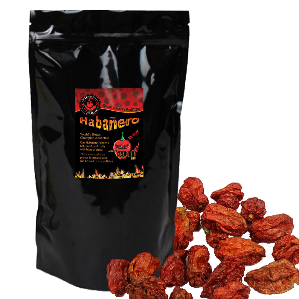Red Dry Habanero Pepper Whole 1kg / 2.2lbs. | Red Dry Habanero Chili Pepper