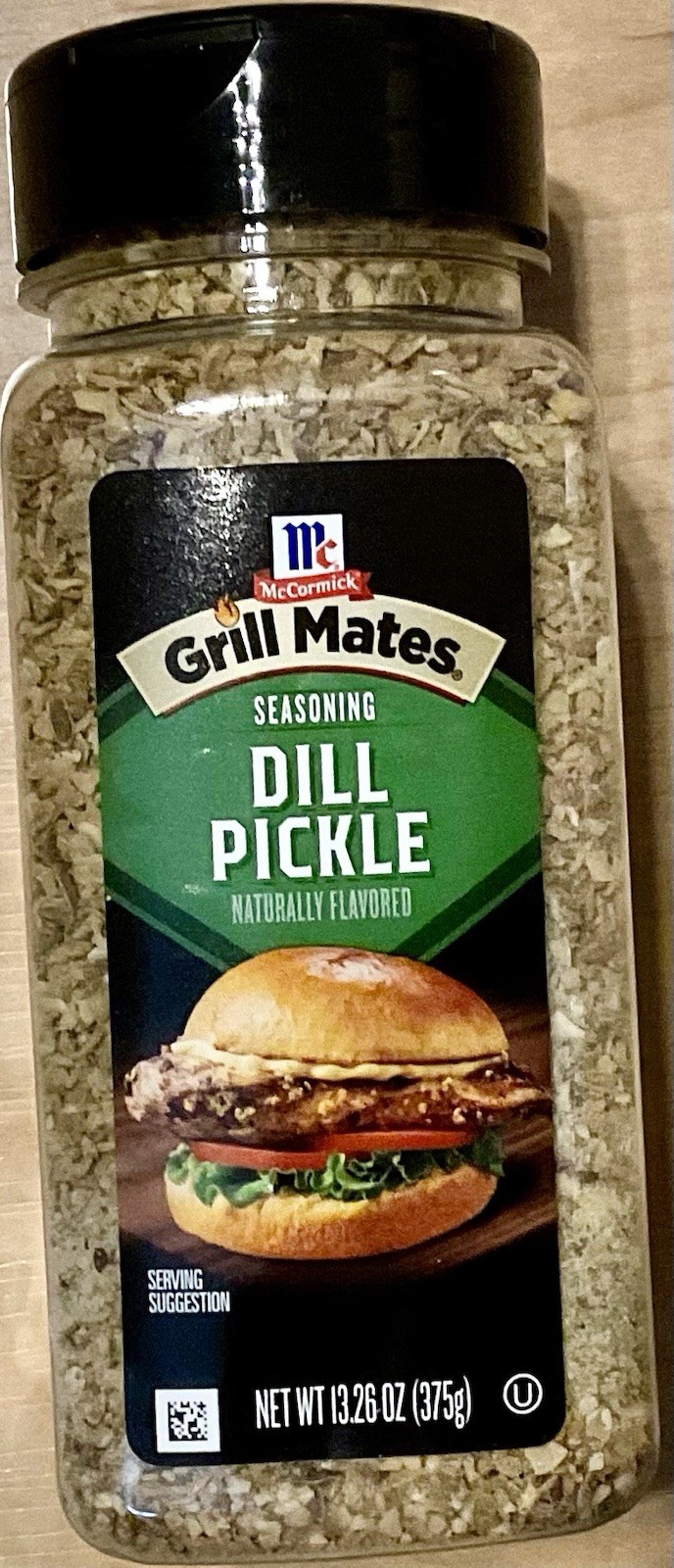 Dill Pickle Seasoning McCormick Grill Mates 13.26 oz (375g) Large Bottle