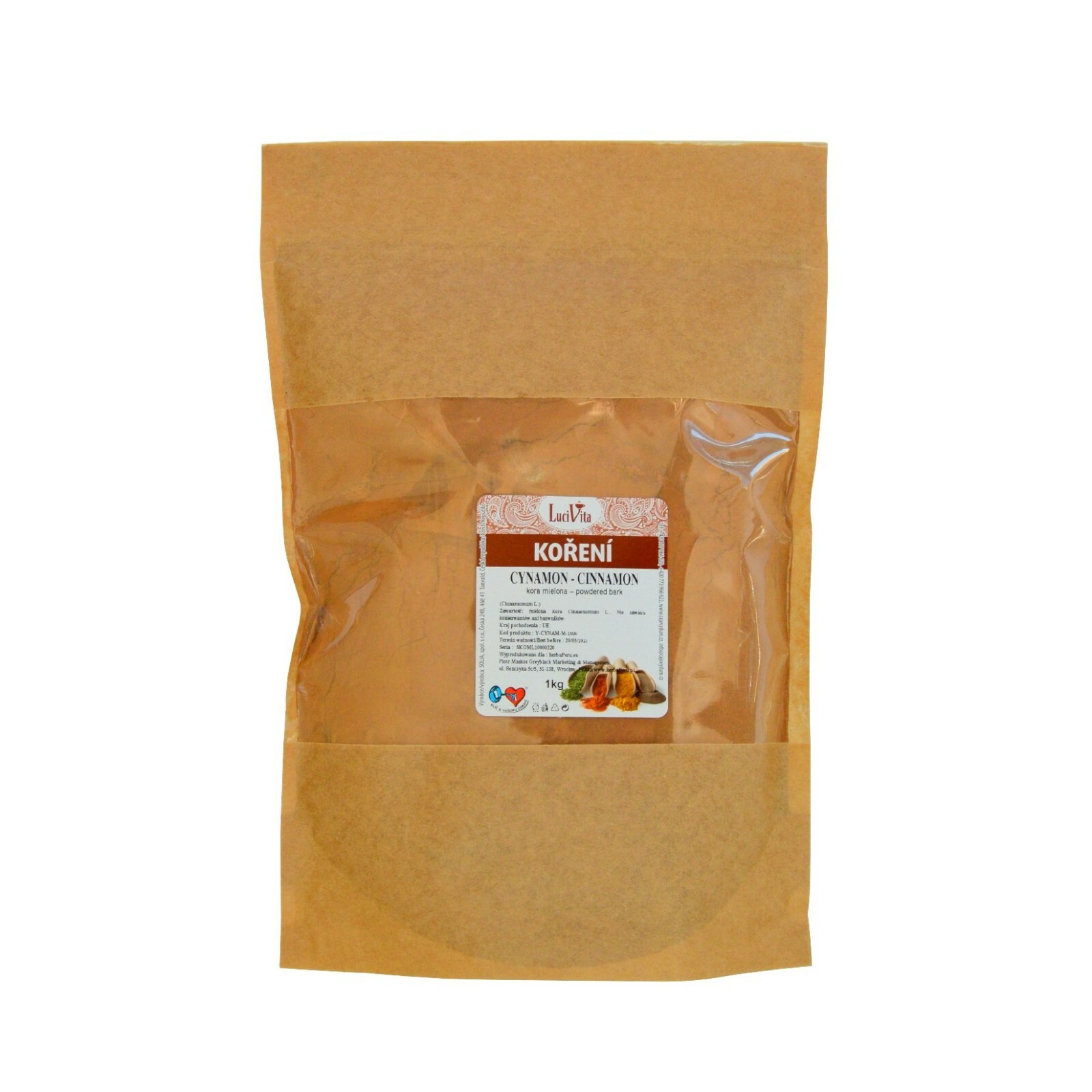 CEYLON CINNAMON – [Cinnamomum L.] – powdered bark – 1000g (1kg)