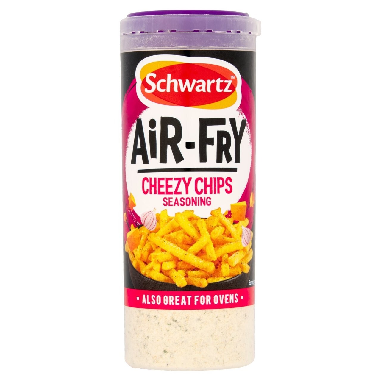 Schwartz Air Fryer Cheezy Chips Seasoning Drum 140g
