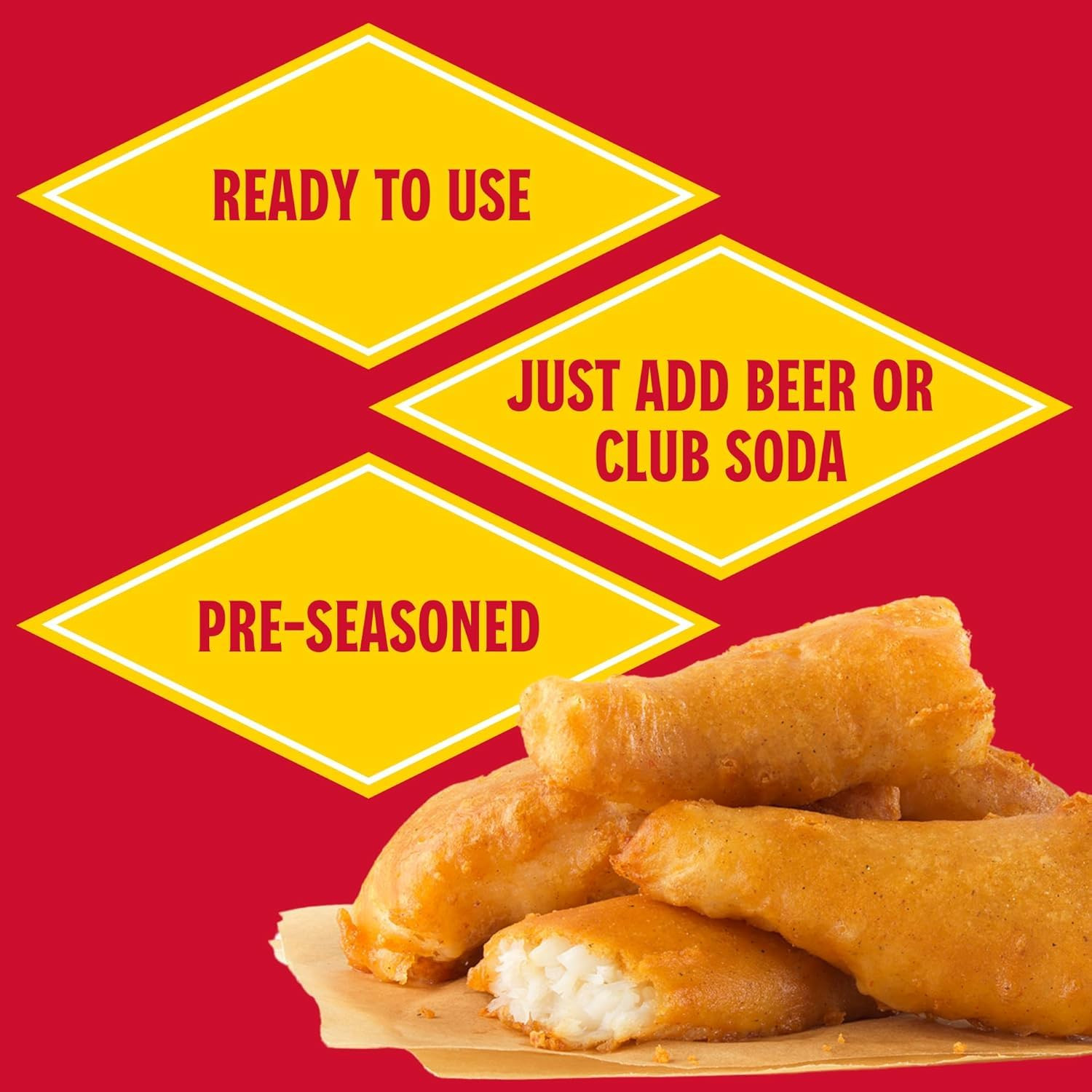Louisiana Fish Fry Products, Beer Batter Mix, 8.5 Oz (Pack of 3)