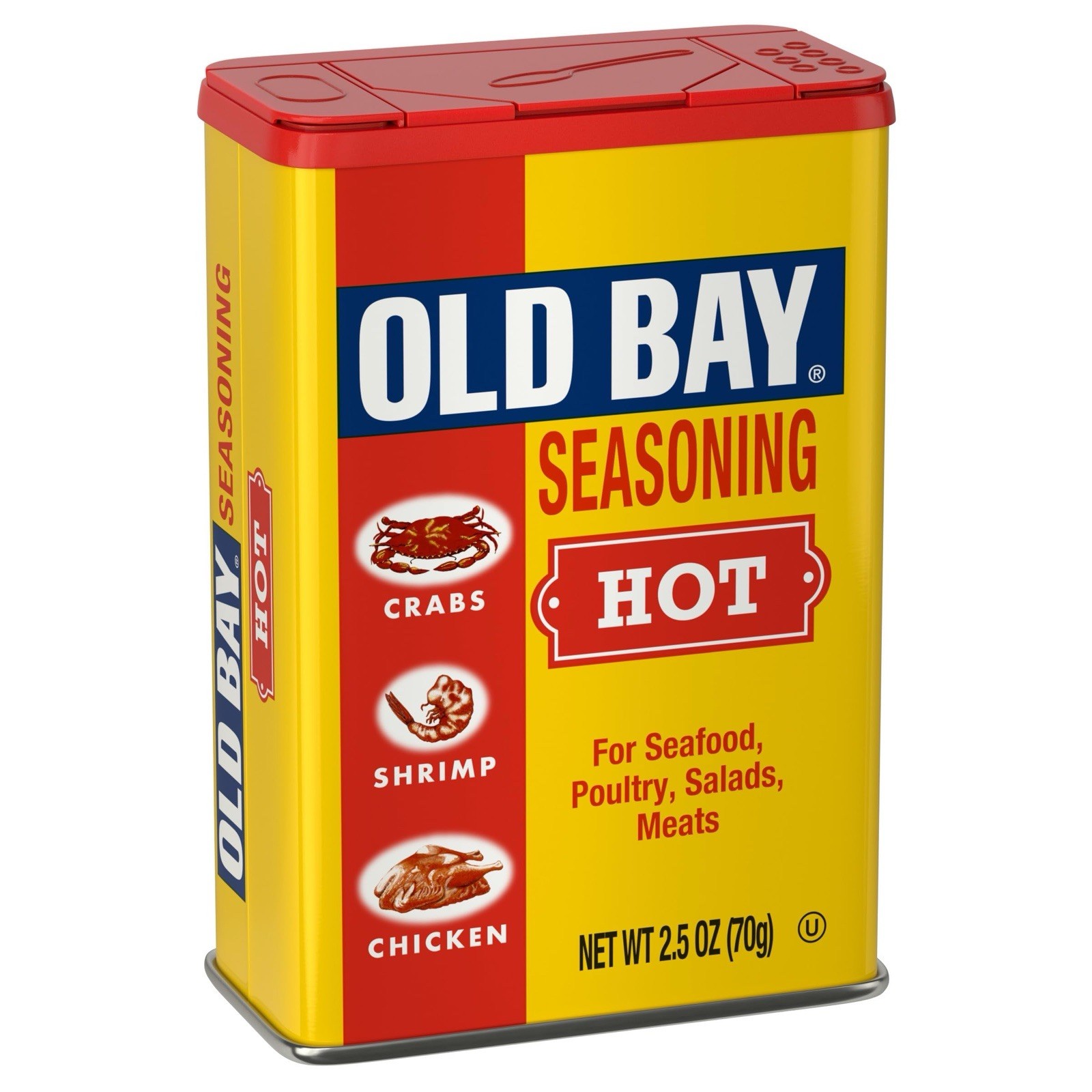 OLD BAY 🍤 Seasoning – Hot 🔥 2.5 oz 🦀