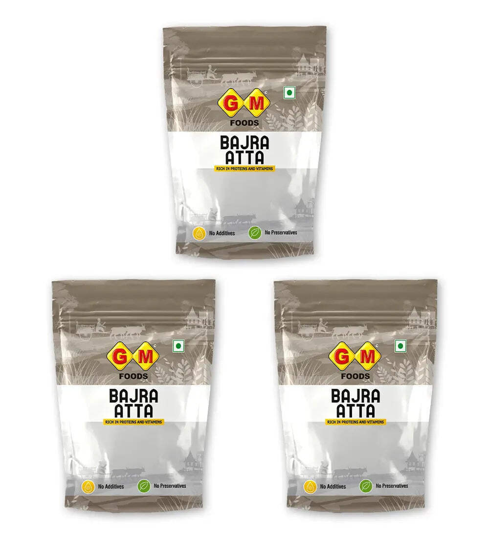 GM Foods Bajra Atta 500 Gram