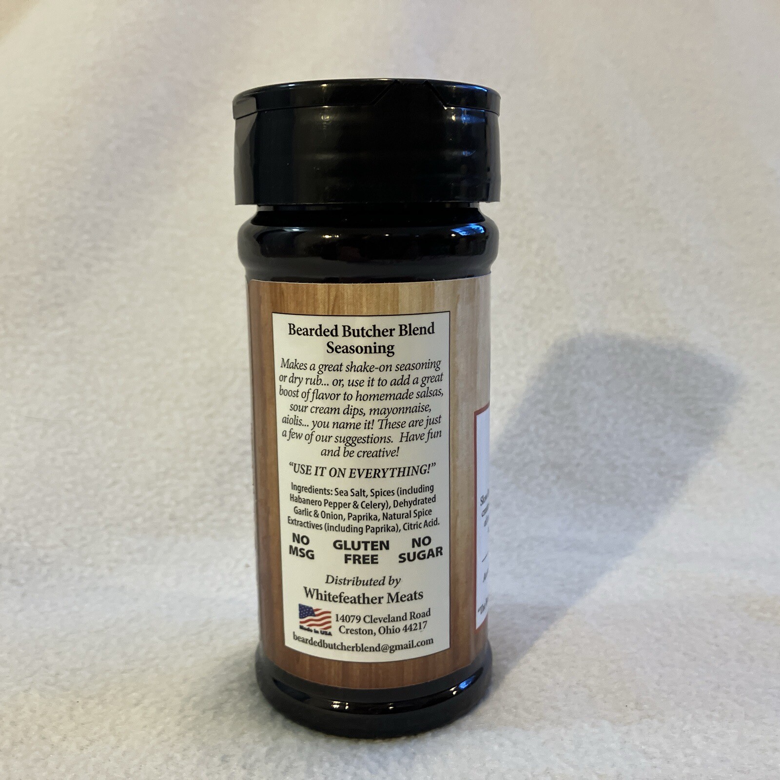 Bearded Butcher HOT Blend Seasoning Shaker 6oz