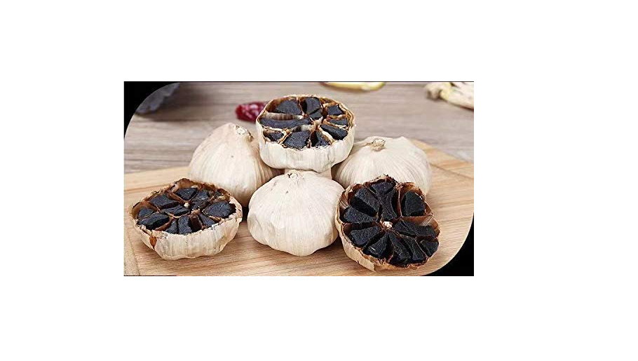 Natural Black Garlic 90 Days Fermented Soft Taste Multiple Cloves Antioxidant US