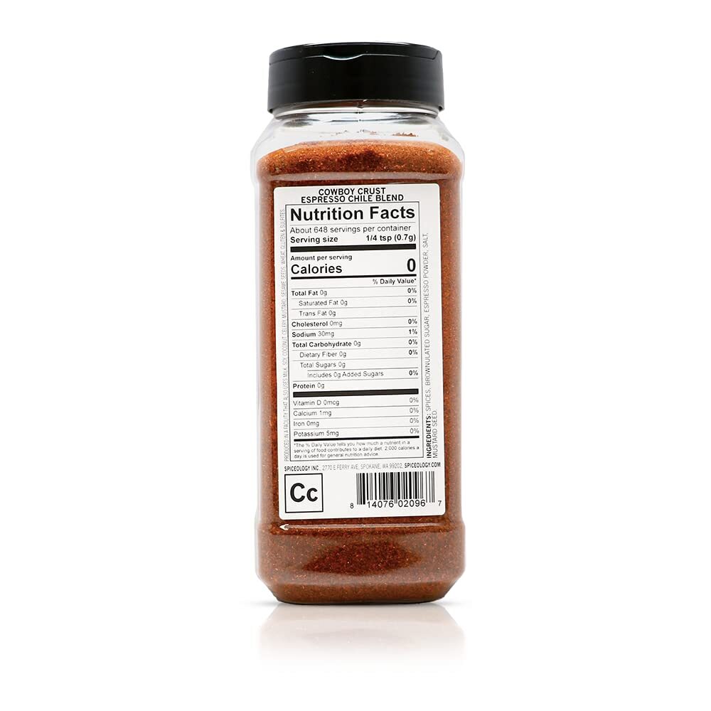 Spiceology – Cowboy Crust Espresso Chile Spice Blend – BBQ Rubs Spices