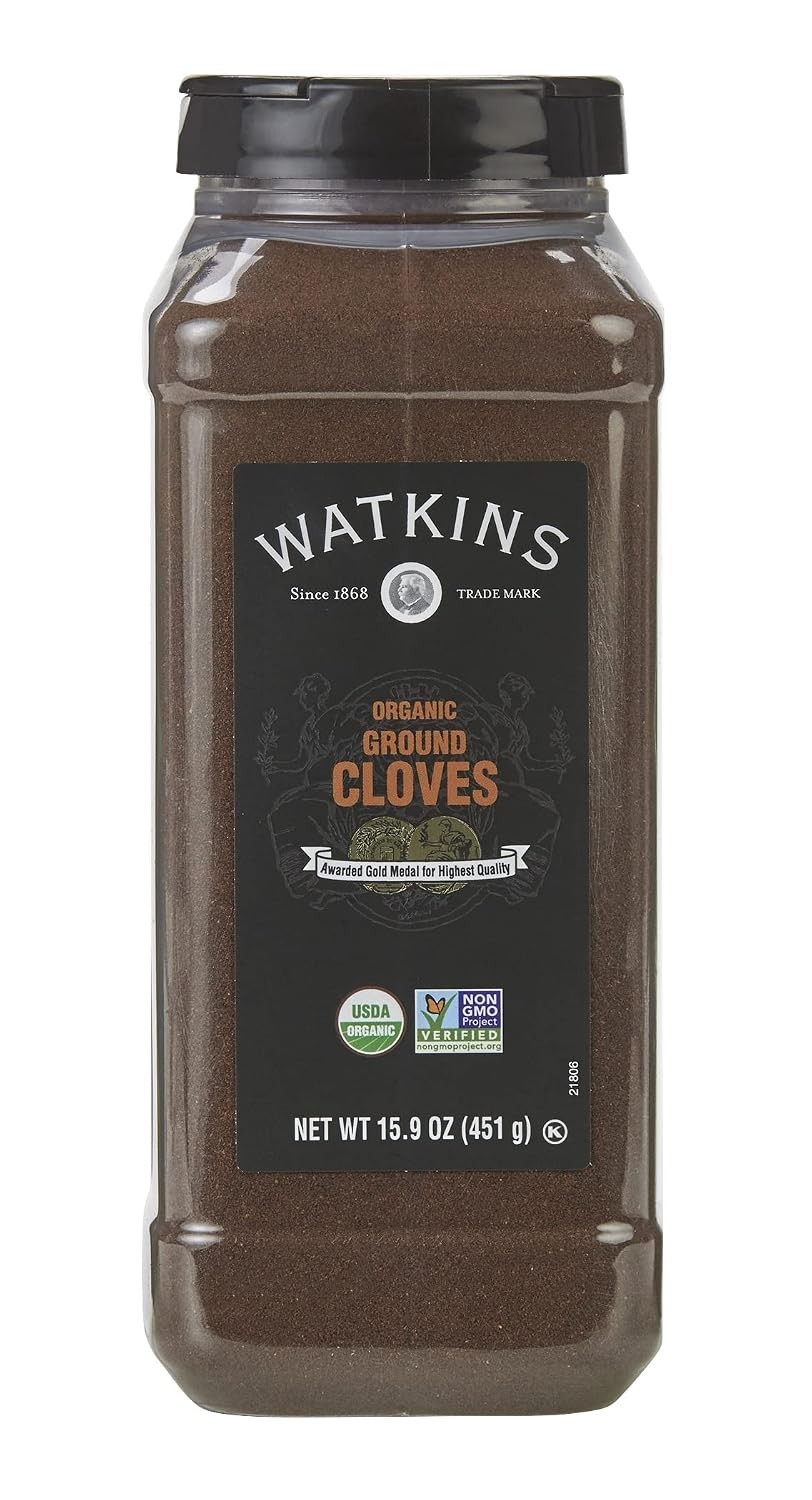 Watkins Organic Cloves – 15.9 oz Kosher Spice for Flavorful Dishes