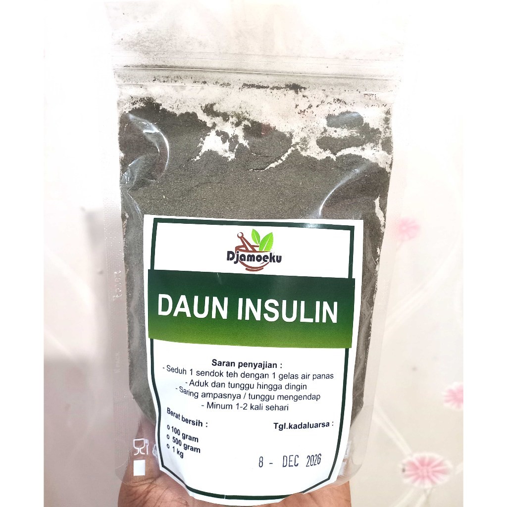 Insulin Leaf Powder 100g natural organic pure herbal botanical traditional