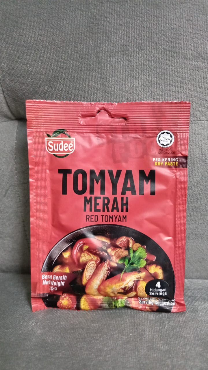 10 packs Red Tomyam Dry Paste 30g – 100% Delicious And Easy To Cook