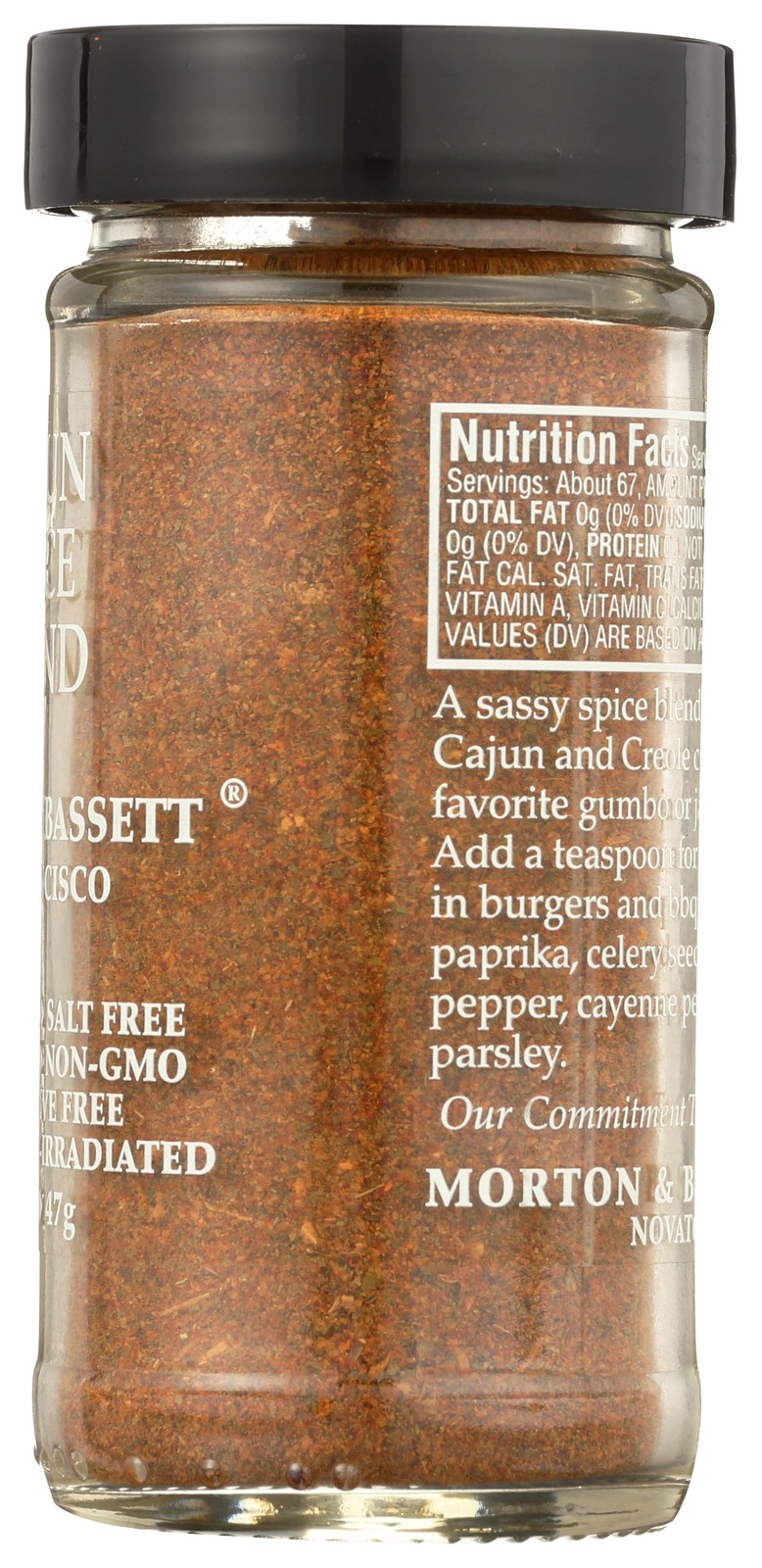 Cajun Spice Blend Morton & Bassett Seasoning 1.7 Oz 3 Pack