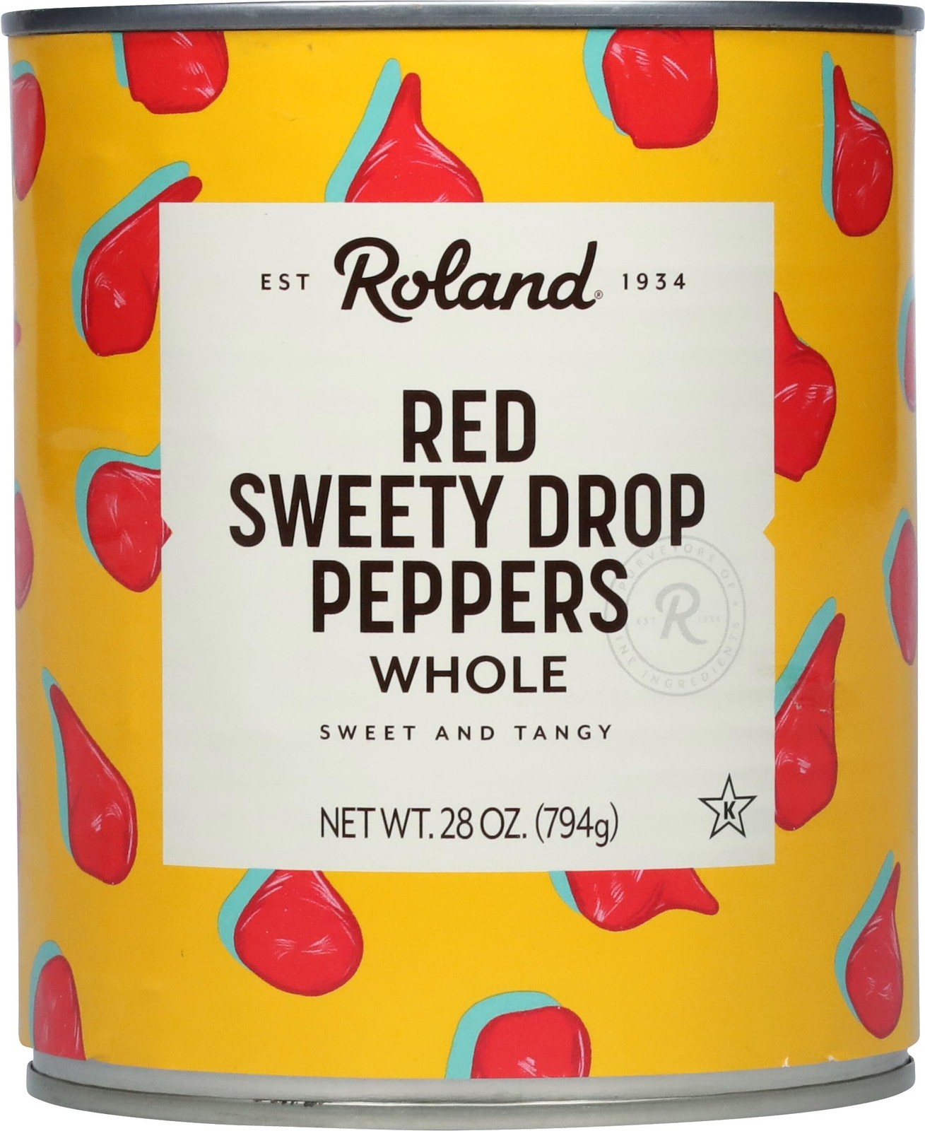 Roland Foods Red Sweety Drop 28 Ounce (Pack of 1), Orange to Dark