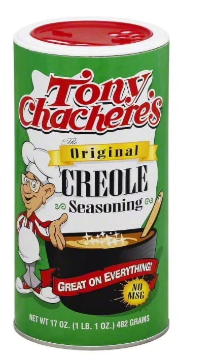 Tony Chacheres Original Cajun Creole Seasoning 17 Oz MSG Shelf Stable Pack Of 4