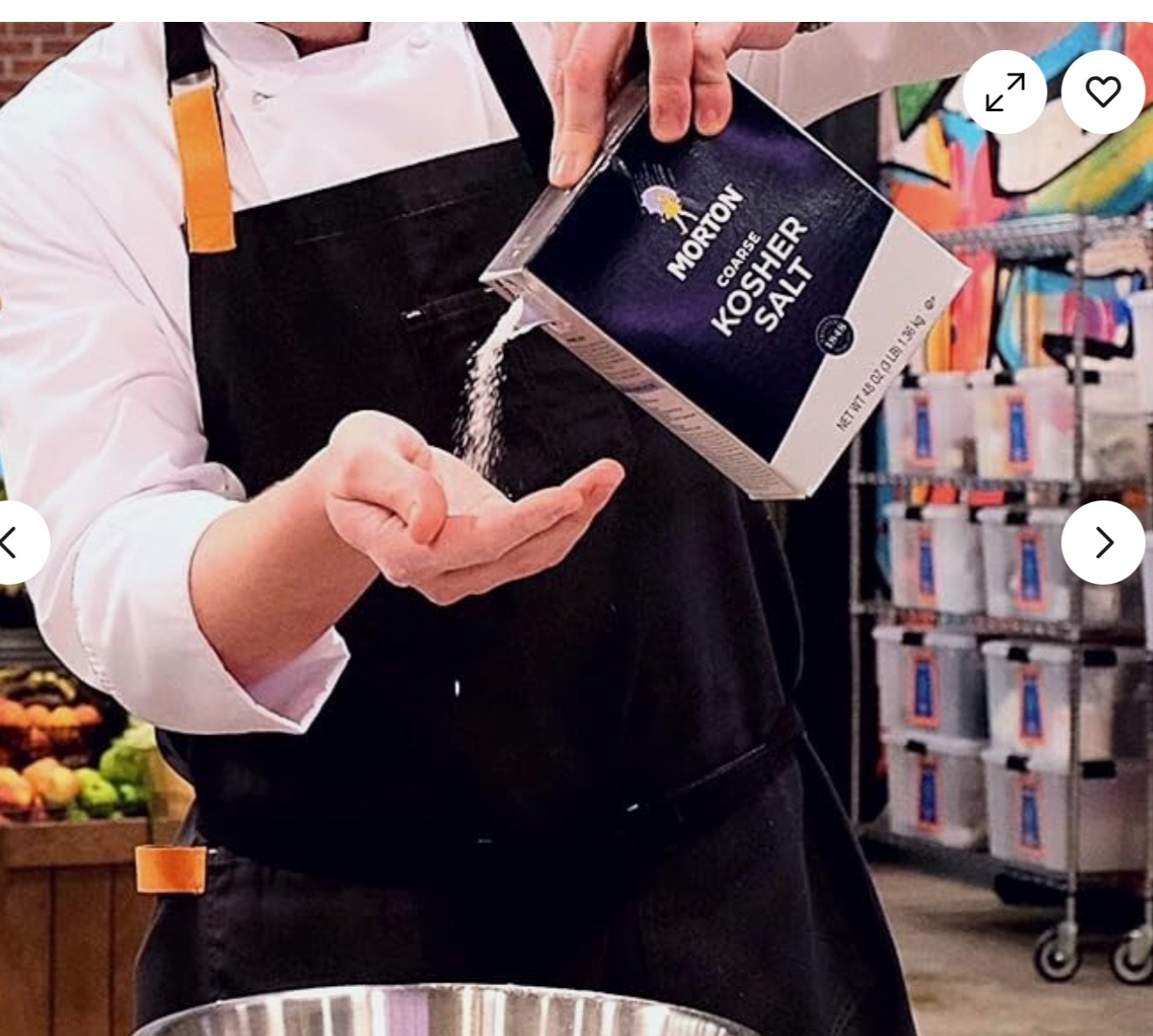 Morton Coarse Kosher Salt For Every Cooking 53 oz